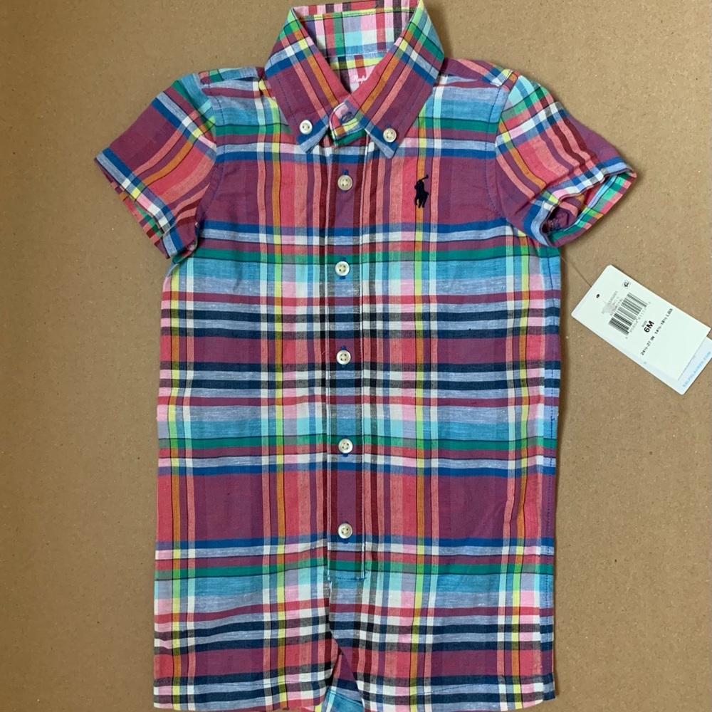 Ralph Lauren plaid romper
